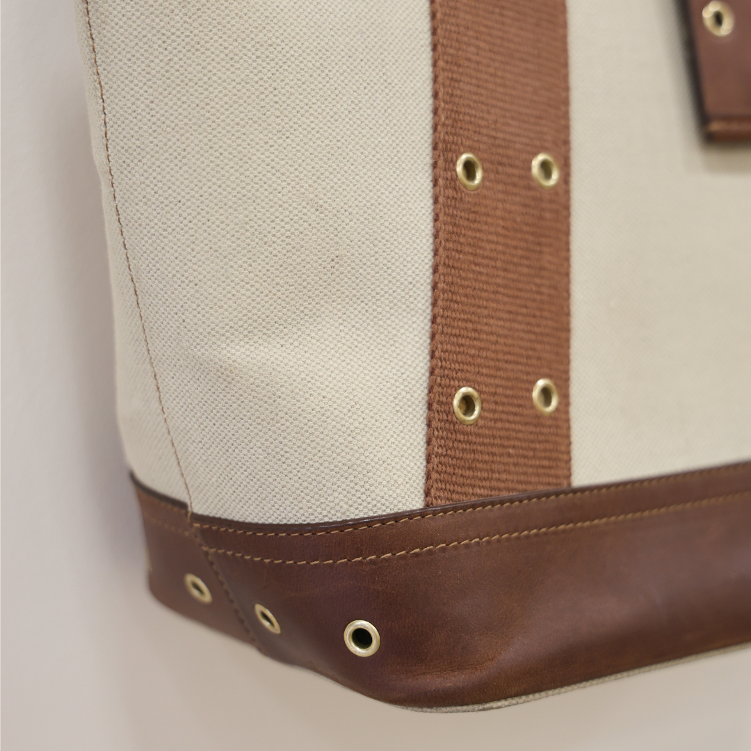 DIOR - Cabas cuir & toile