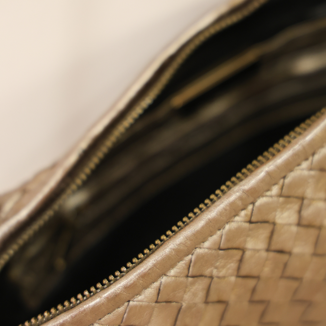 BOTTEGA VENETA - Petit sac tréssé vintage