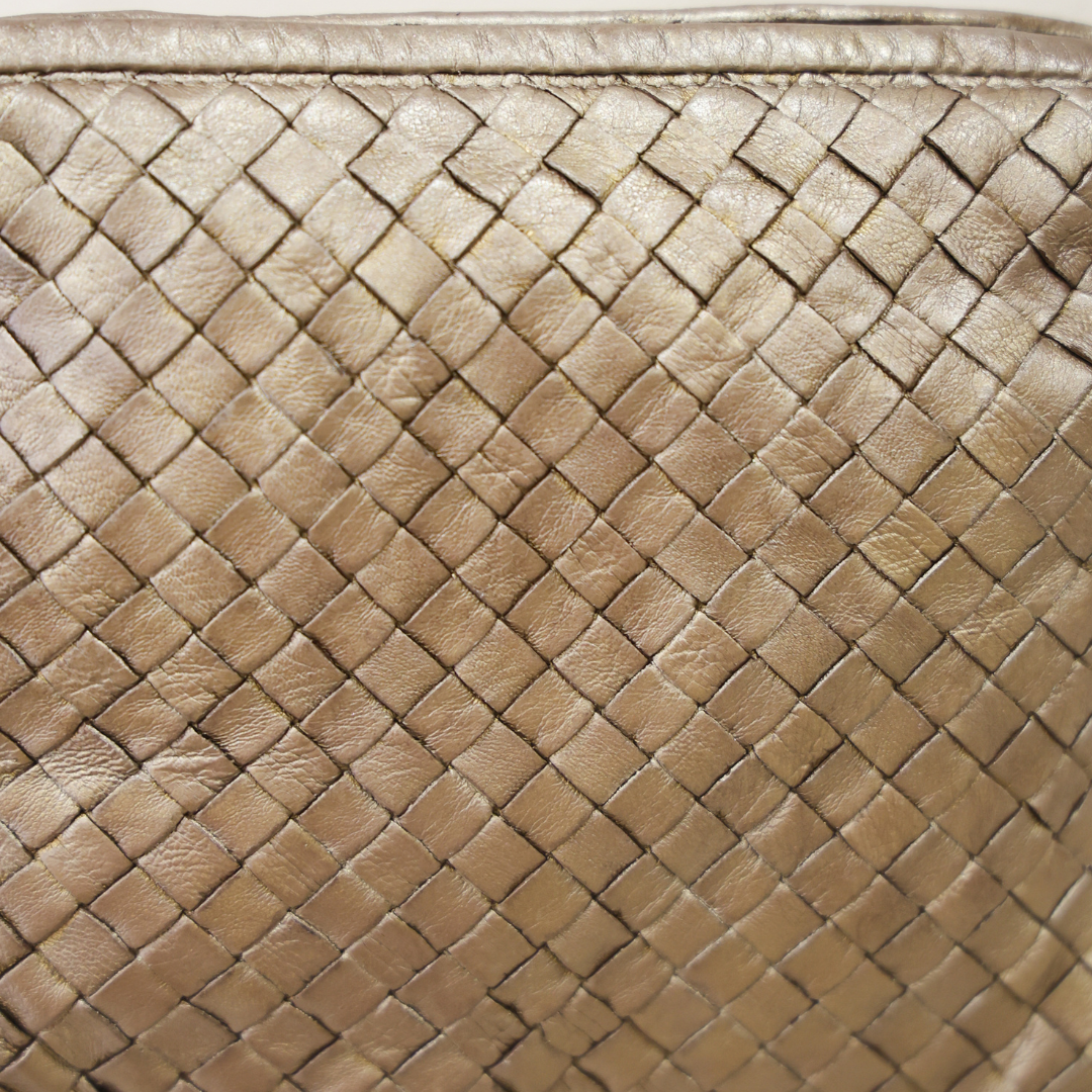 BOTTEGA VENETA - Petit sac tréssé vintage