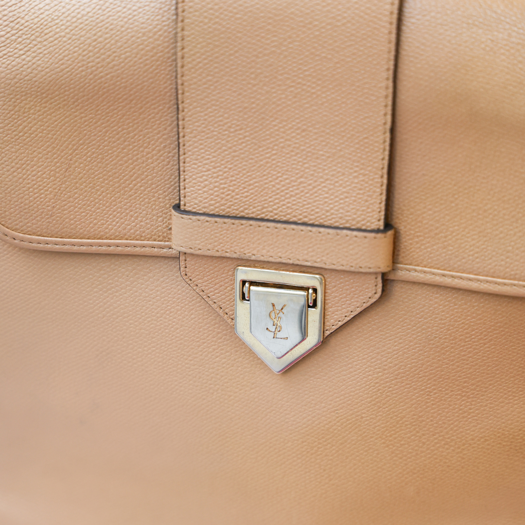 YVES SAINT LAURENT - Vintage bandoulière beige