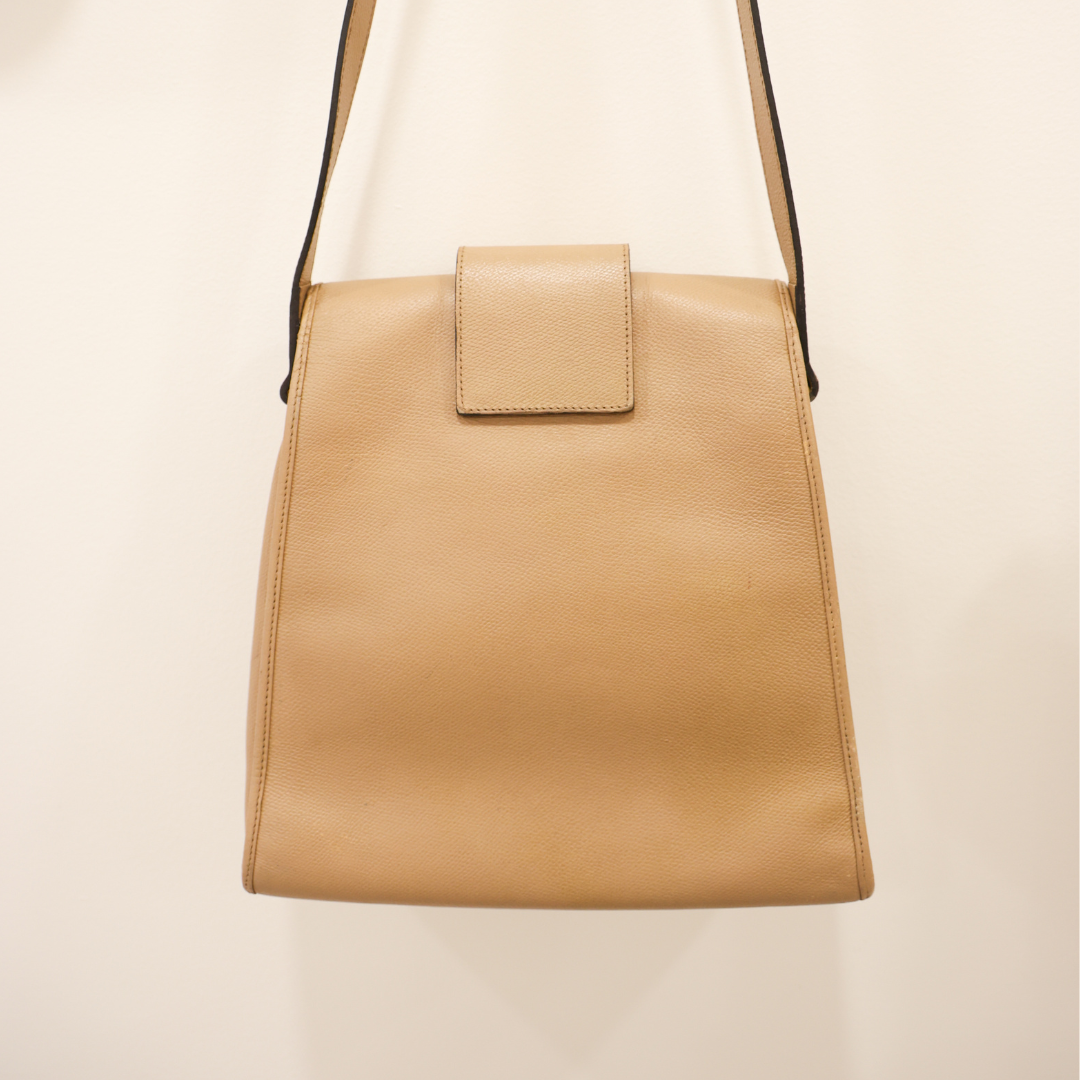 YVES SAINT LAURENT - Vintage bandoulière beige