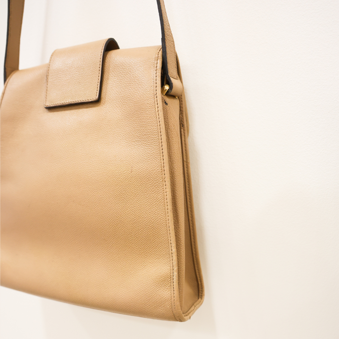 YVES SAINT LAURENT - Vintage bandoulière beige