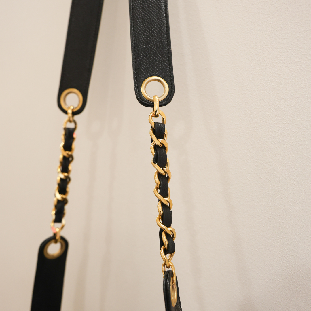 CHANEL - SEAU GRAINÉ VINTAGE