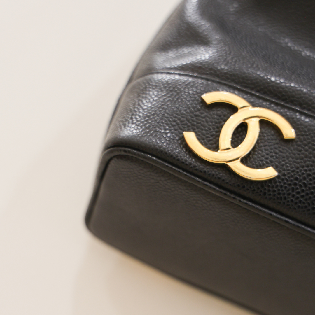 CHANEL - SEAU GRAINÉ VINTAGE