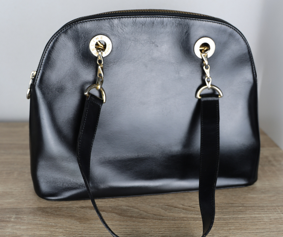 CELINE - Vintage Black Leather