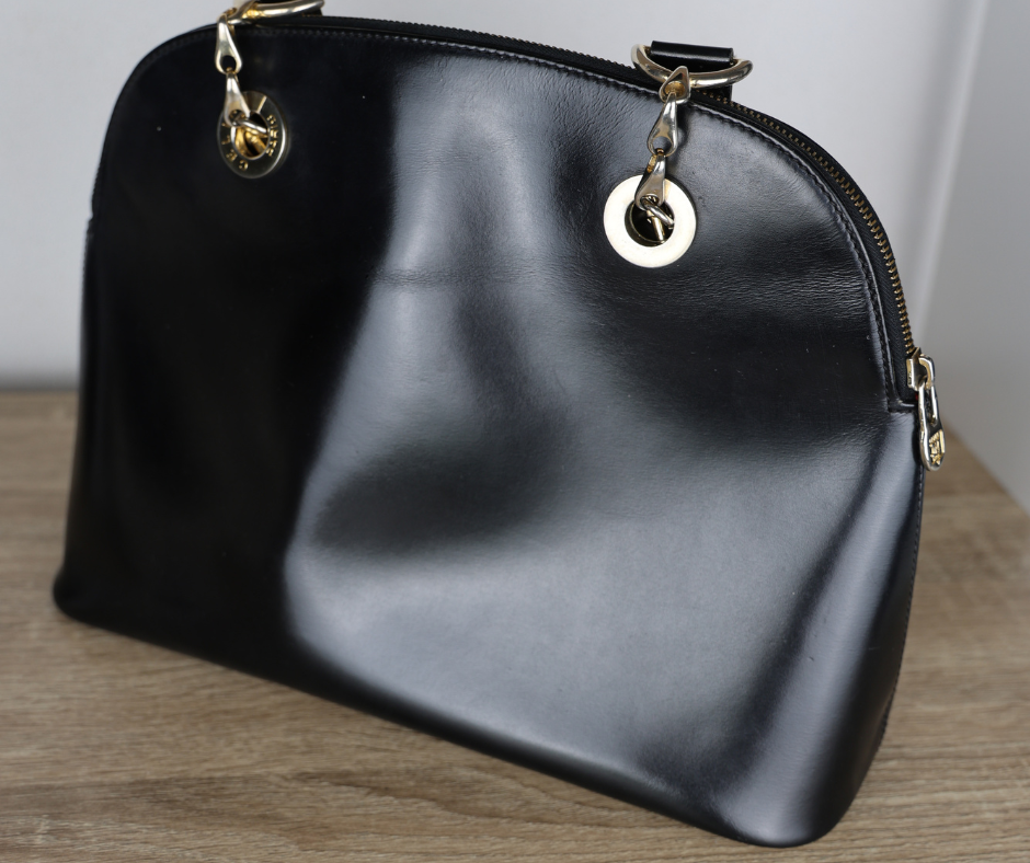 CELINE - Vintage Black Leather