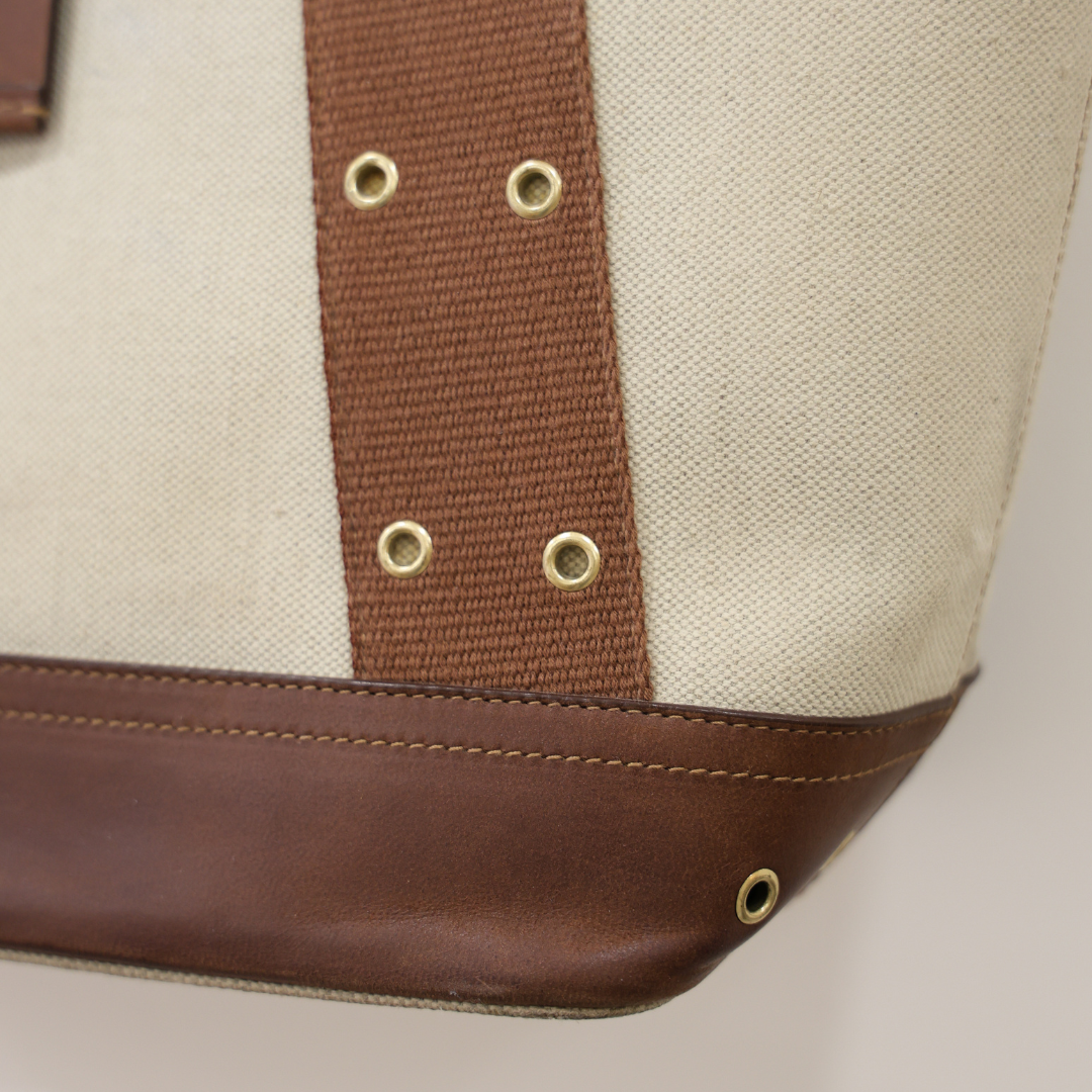 DIOR - Cabas cuir & toile