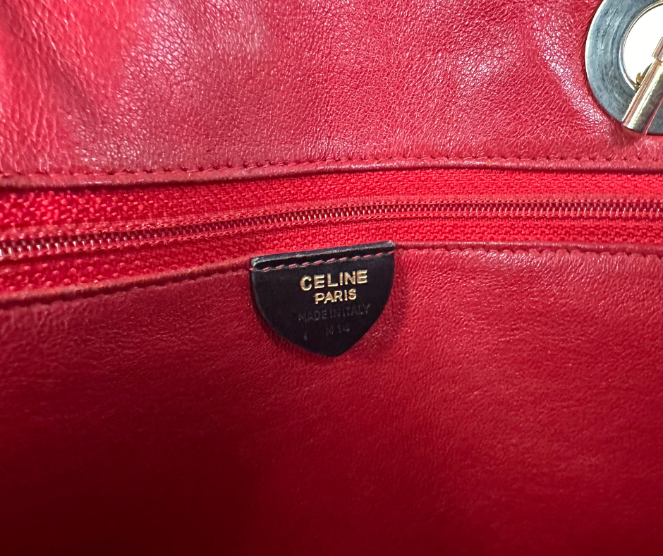 CELINE - Vintage Black Leather