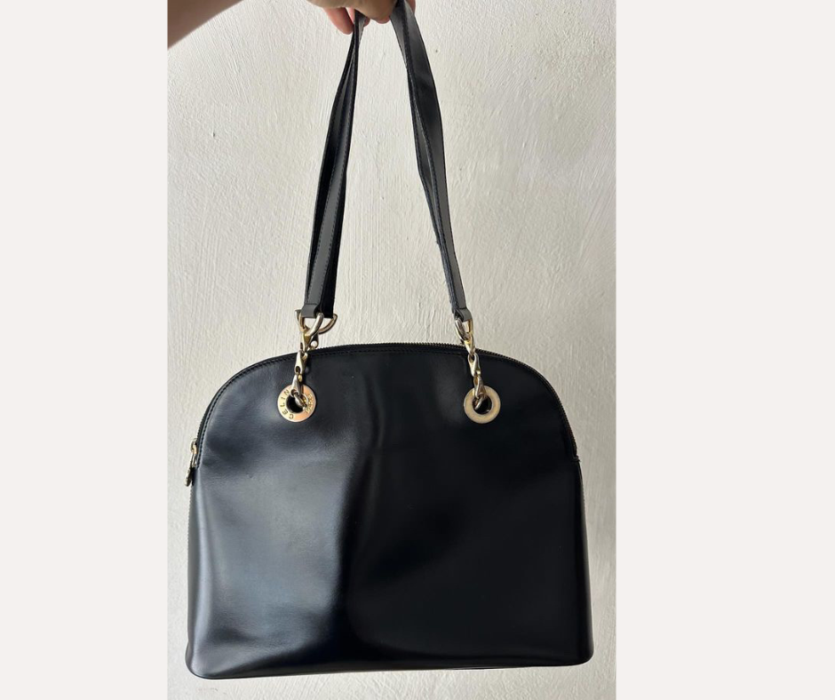 CELINE - Vintage Black Leather