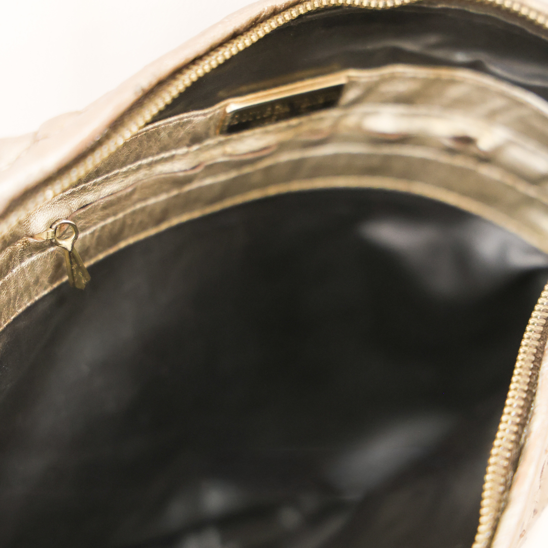 BOTTEGA VENETA - Petit sac tréssé vintage